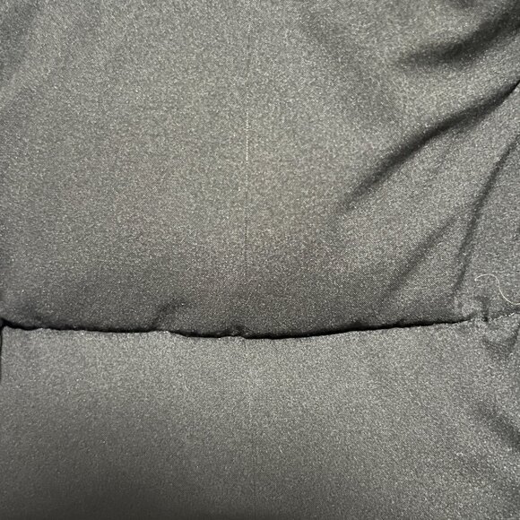 Tahari Womens Belted Puffer Coat Size M Black Asymmetrical Long Apres Ski Winter - Picture 11 of 11